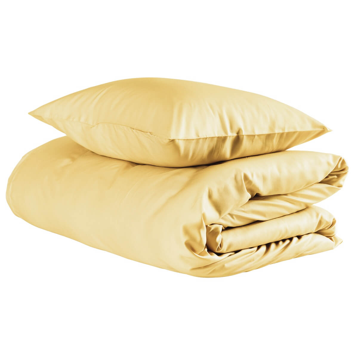 Påslakanset bambu 150x210 - Gul