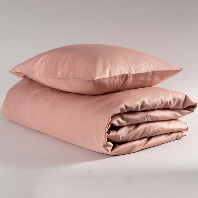 Påslakanset bambu 150x210 - Rosa