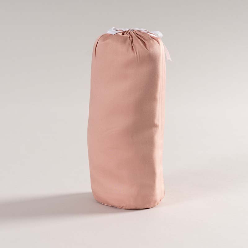 Påslakanset bambu 150x210 - Rosa