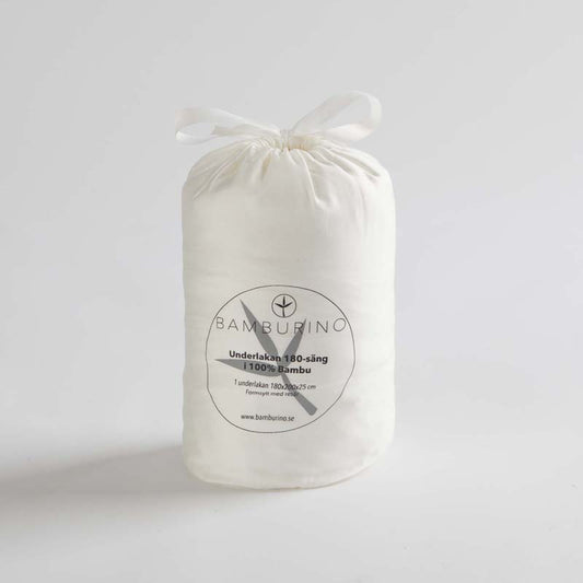 Underlakan bambu 180-säng ı Vit