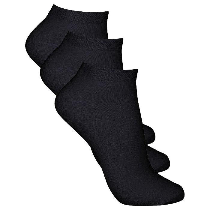 Ankelstrumpor 3 pack ı Svart