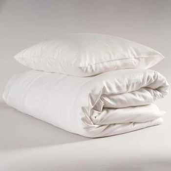 Påslakanset bambu 150x210 ı Vit