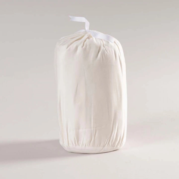 Påslakanset bambu 150x210 ı Vit
